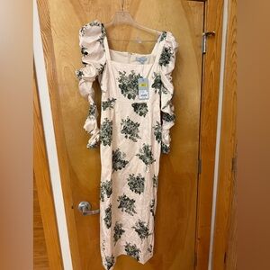 Antonio Melani Elena Ruffle Sleeve Floral Dress